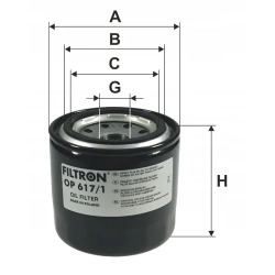 FILTR FILTRON OP617/1 KIA HYUNDAI I30 I40 OP 617/1