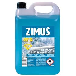PŁYN ZIMOWY DO SPRYSKIWACZY ZIMUŚ -22°C BARDZO SKUTECZNY 5L