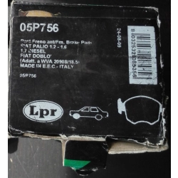 KLOCKI HAMULCOWE LPR 05P756 PRZÓD FIAT DOBLO