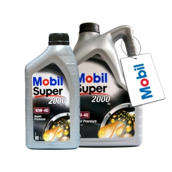 MOBIL SUPER 2000 X1 10W40 10W-40 5L +GRATIS