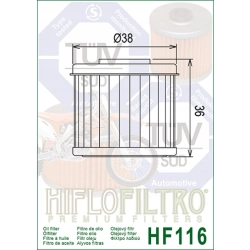 FILTR OLEJU HIFLOFILTRO HF116 HF 116 DO HONDA CRF HM