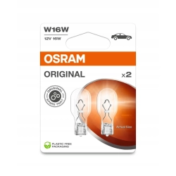 ŻARÓWKA SAMOCHODOWA OSRAM W16W 12V 16W 2SZT.