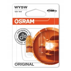 ŻARÓWKI OSRAM WY5W POMARAŃCZOWE 12V 5W 2SZT. 2827