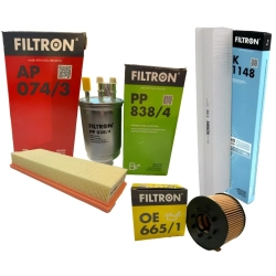 ZESTAW FILTRÓW FILTRON FORD MONDEO MK3 2.0 TDCI