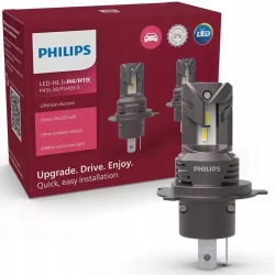 ŻARÓWKA PHILIPS H4/H19 LED ULTINON ACCESS 6000K 11342U2500CX 2 SZTUKI