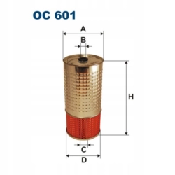 FILTR OLEJU FILTRON OC 601