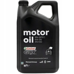 OLEJ SILNIKOWY CASTROL GTX 5W30 RN 0720 C4 ATS 5L