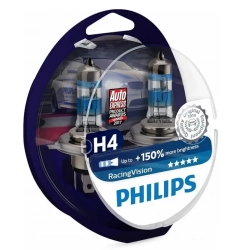 PHILIPS H4 RACING VISION 12V-60/55W (12342RVS2)