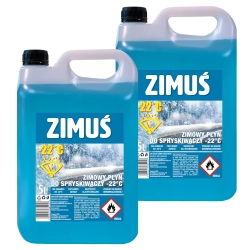 PŁYN ZIMOWY DO SPRYSKIWACZY ZIMUŚ -22°C BARDZO SKUTECZNY (2x5L) 10L