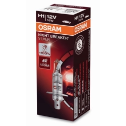 ŻARÓWKA OSRAM H1 NIGHT BREAKER SILVER +100% 12V