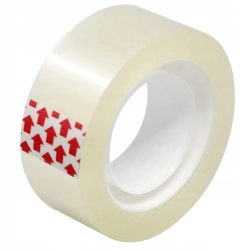 TAŚMA KLEJĄCA BIUROWA IDEALNIE PRZEŹROCZYSTA CRYSTALCLEAR 18mm 33m 8szt.