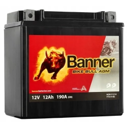 BANNER BIKE BULL AGM 51214 12V 12AH 190A YTX14-BS