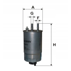 FILTR PALIWA FILTRON PP966/3 FIAT PP 966/3