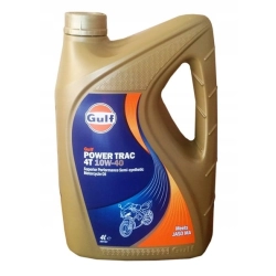 GULF POWER TRAC 4T 10W40 4L API SL JASO MA 2