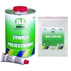 BOLL ZESTAW NAPRAWCZY MATA 150G ŻYWICA 1KG UTWARD.