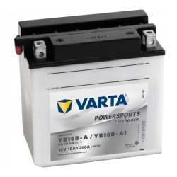 AKUMULATOR MOTOCYKLOWY VARTA YB16B-A YB16B-A1 12V 16Ah 200A NOWY MODEL